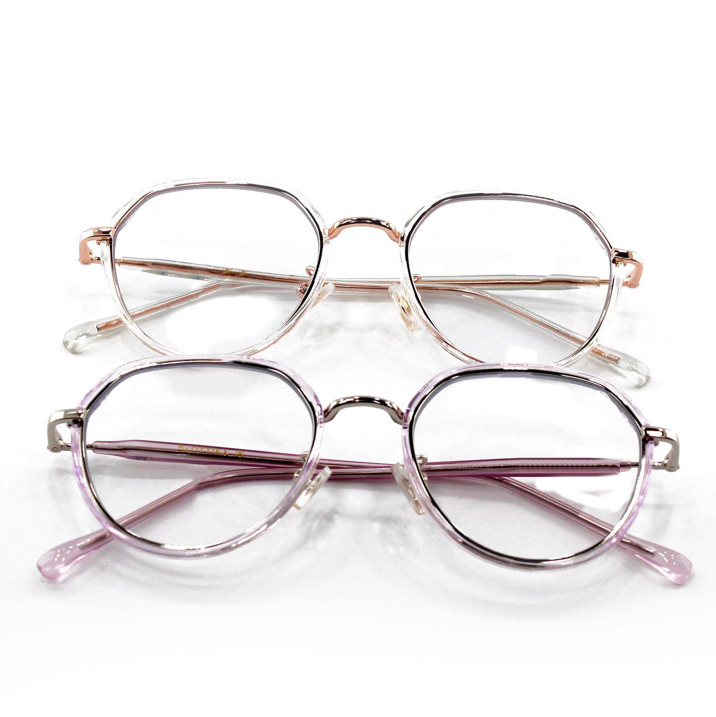 Ottika Care - Blue Light Blocking Glasses - Adult | Model TR1906 | Coating Gold & Green