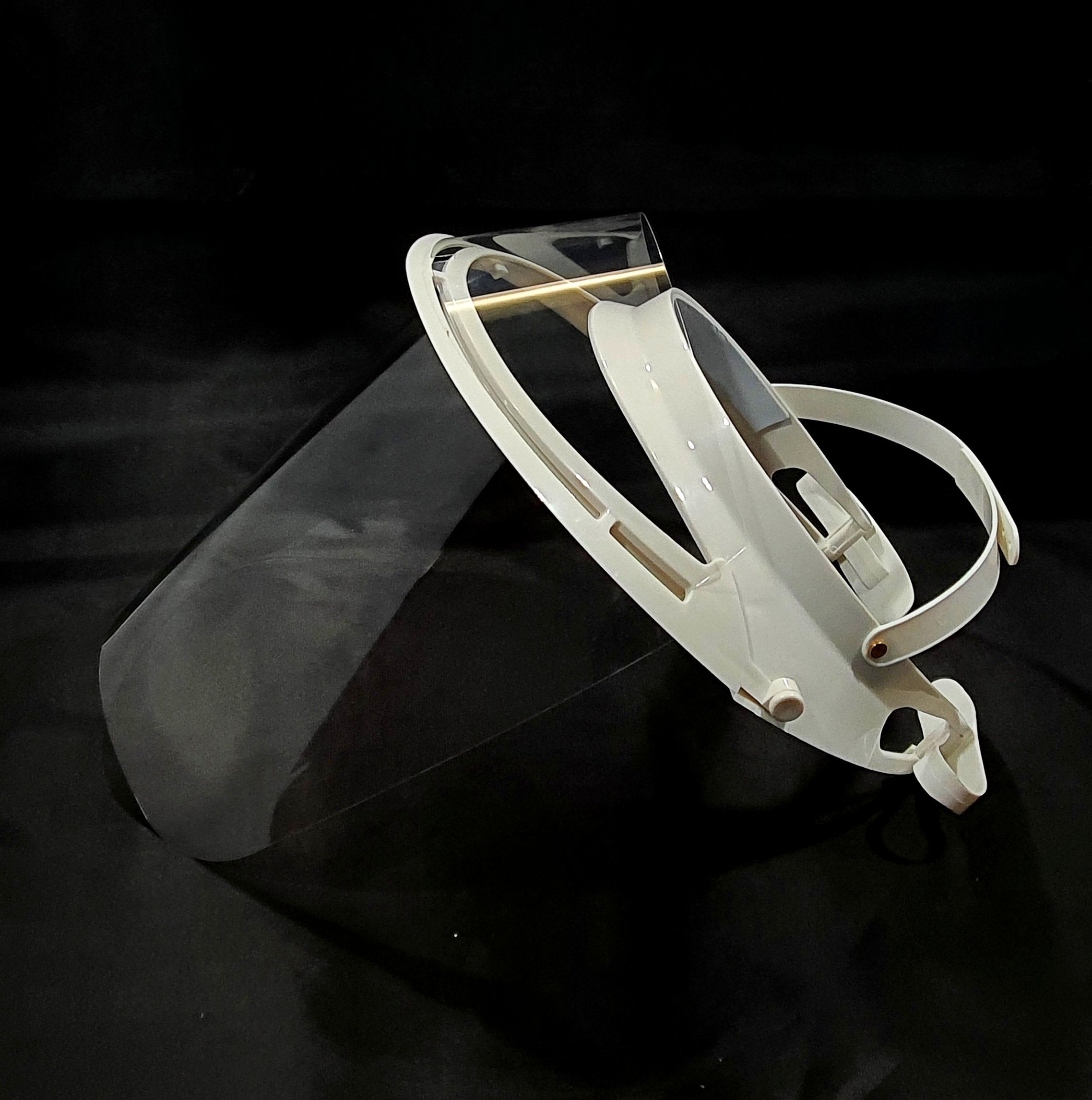 Écran facial adulte - Porter sur les loupes et la lumière