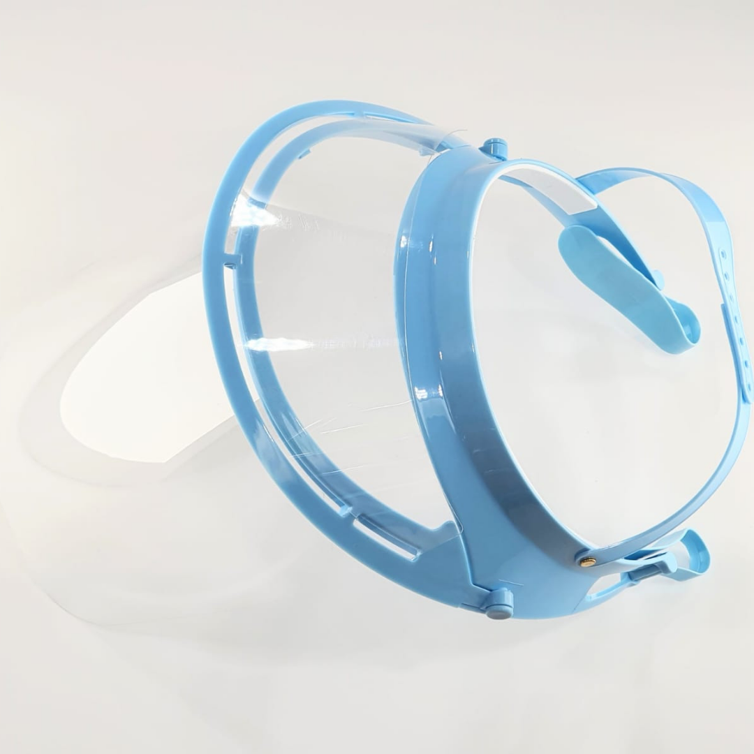 Écran facial adulte - Porter sur les loupes et la lumière