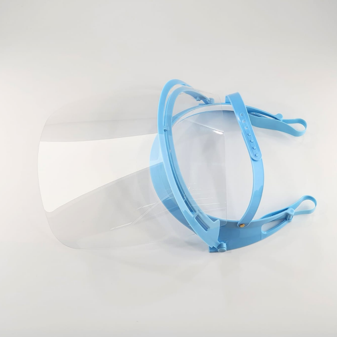 Écran facial adulte - Porter sur les loupes et la lumière