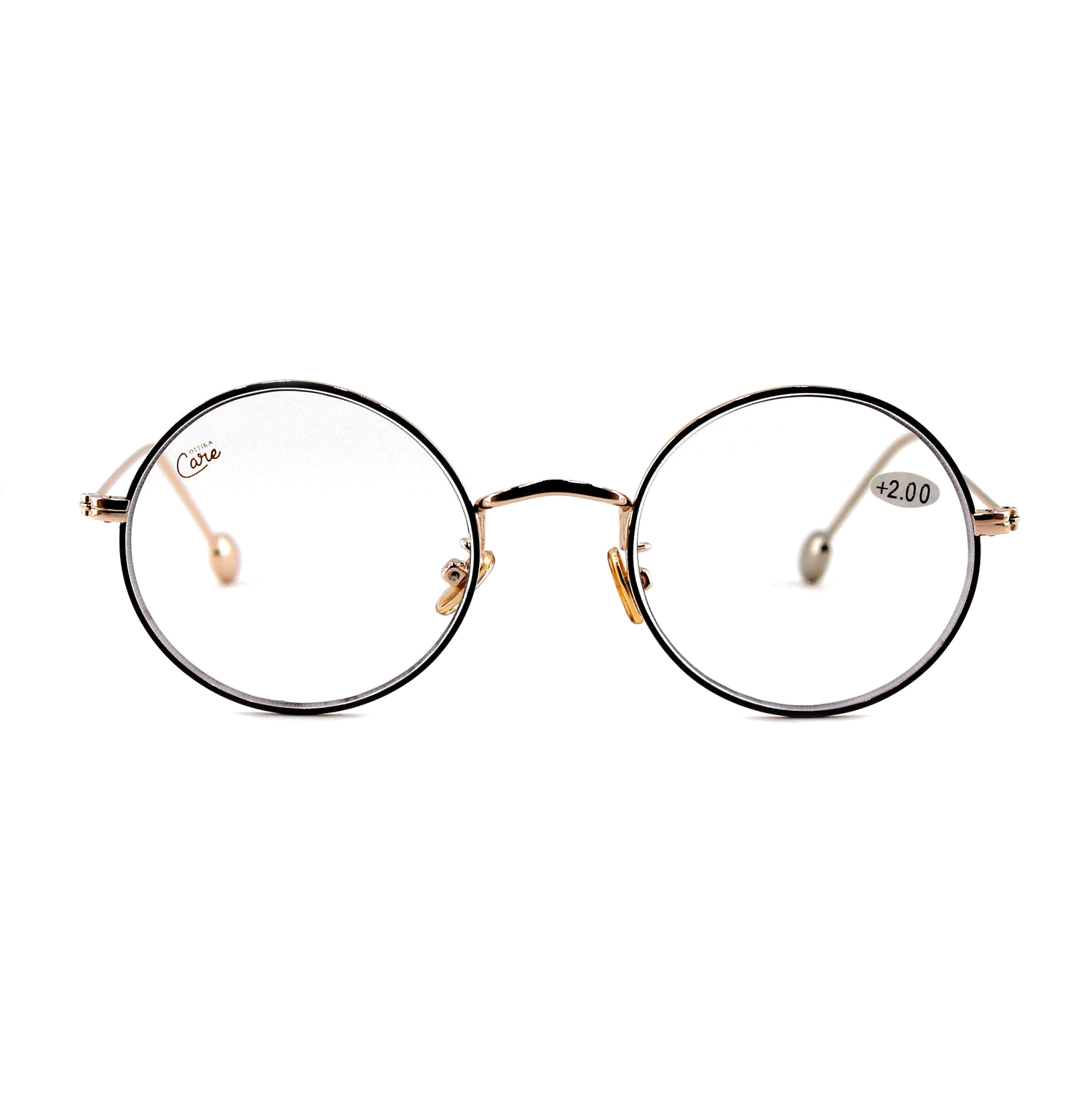 Care by Ottika - Blue Light Blocking Reading Glasses | Round Shape