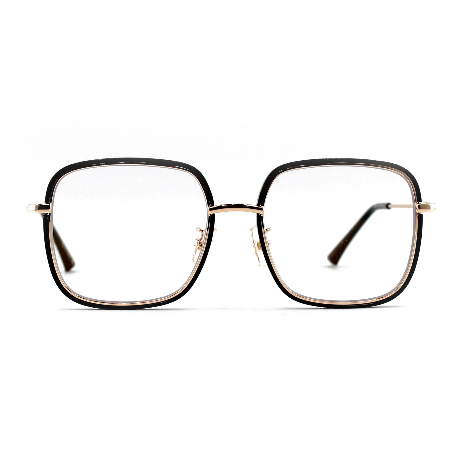 Ottika Care - Lunettes anti-lumière bleue - Adulte | Modèle 1908 | Revêtement Or & Vert