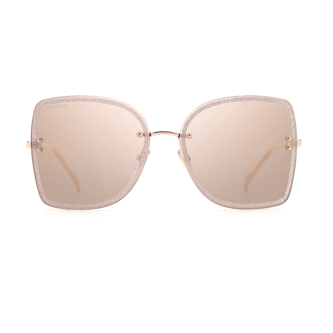 Lunettes de soleil Jimmy Choo - Sans monture | Modèle Leti - Nude