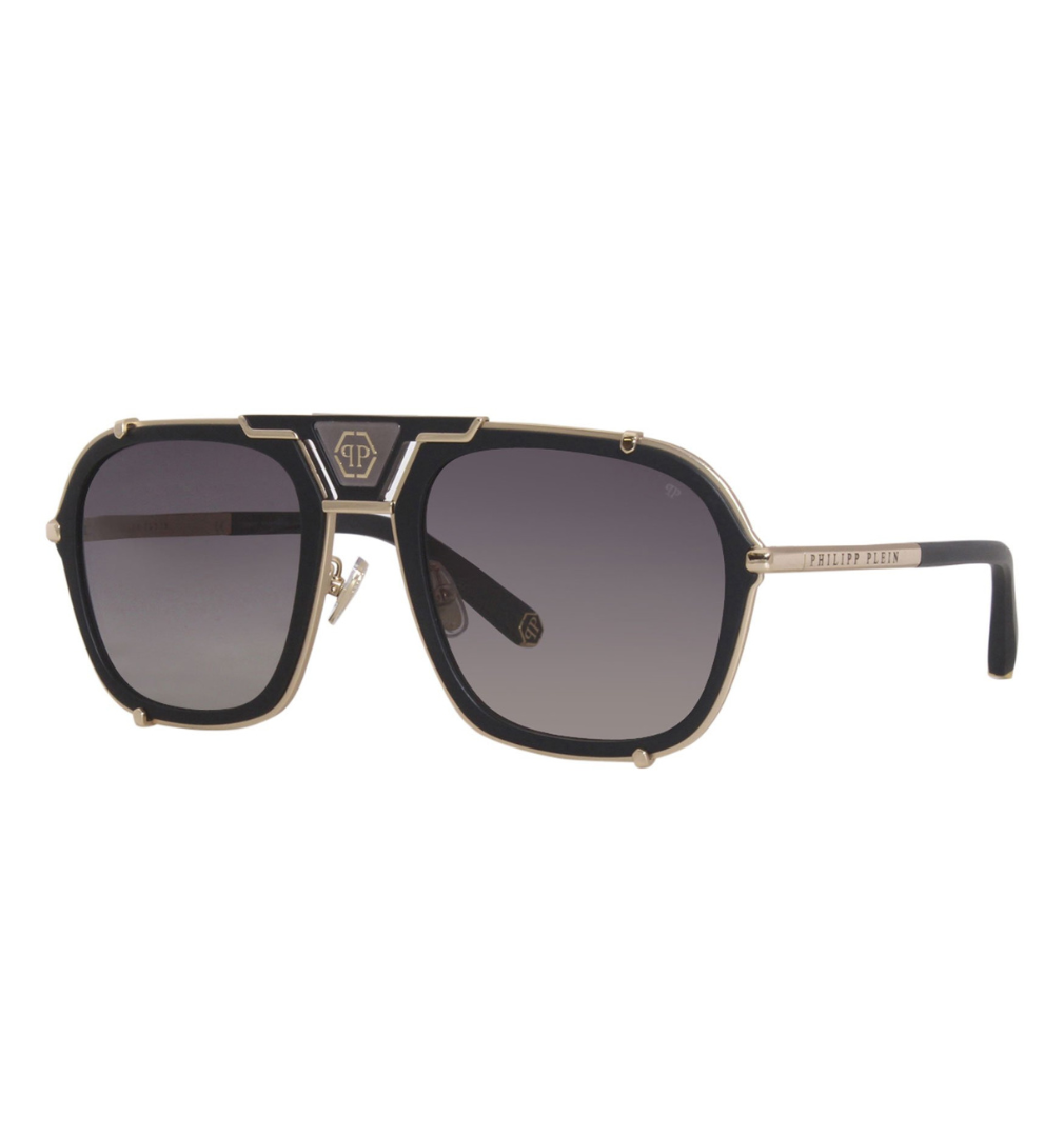 Philipp Plein Signature Titanium Sunglasses | Model SPP010M