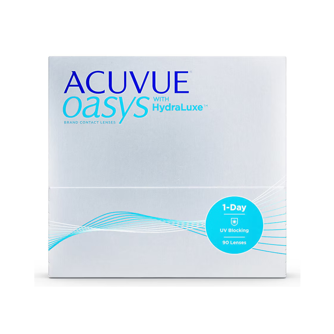 Acuvue® Oasys 1-Day avec HydraLuxe® - Sphère | Pack de 30 et 90