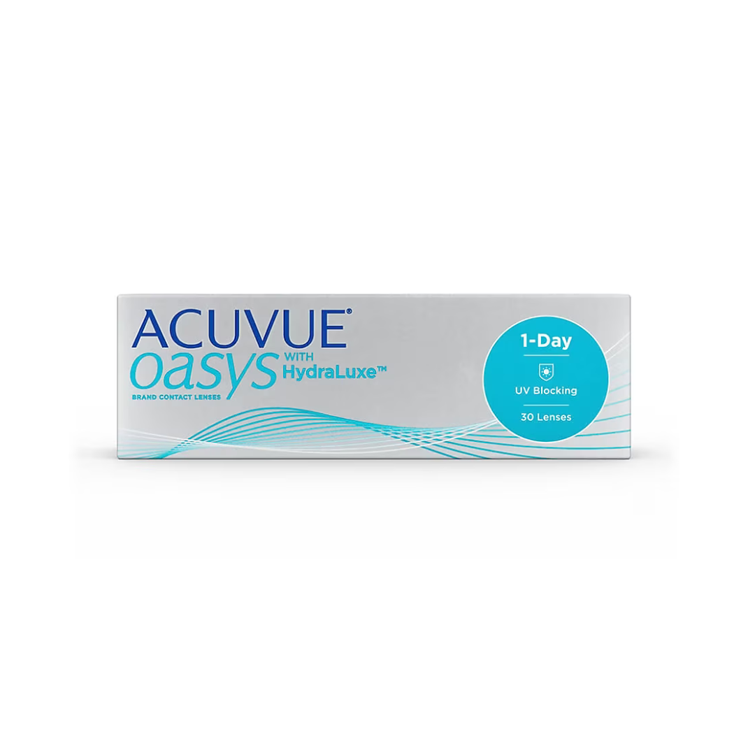 Acuvue® Oasys 1-Day avec HydraLuxe® - Sphère | Pack de 30 et 90