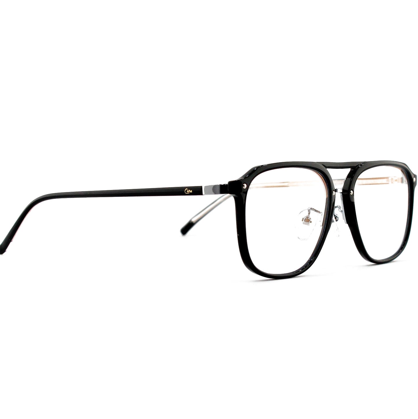 Care by Ottika - Blue Light Blocking Glasses - Adult | Model 98801 | Gold &amp; Green Coat