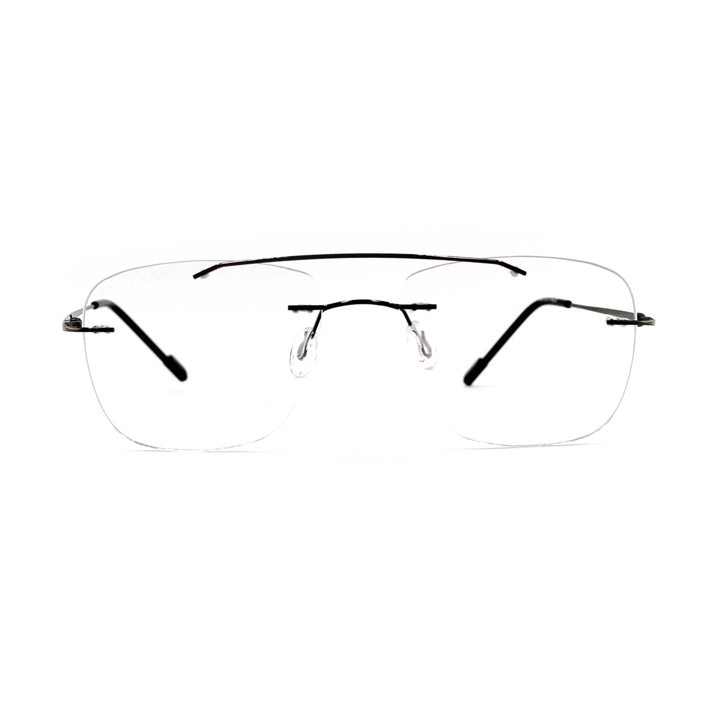 Ottika Care - Blue Light Blocking Glasses | Rimless R 001 |  Coating Green &amp; Blue