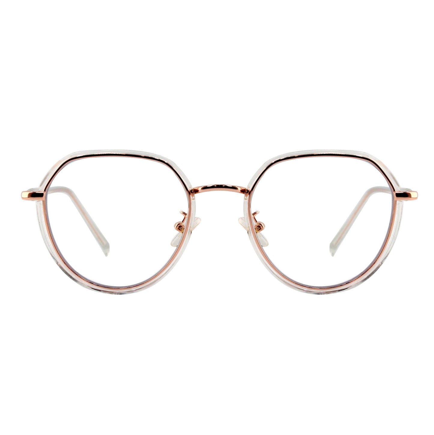 Care by Ottika - Blue Light Blocking Glasses - Adult | Model TR1906 | Coating Gold &amp; Green