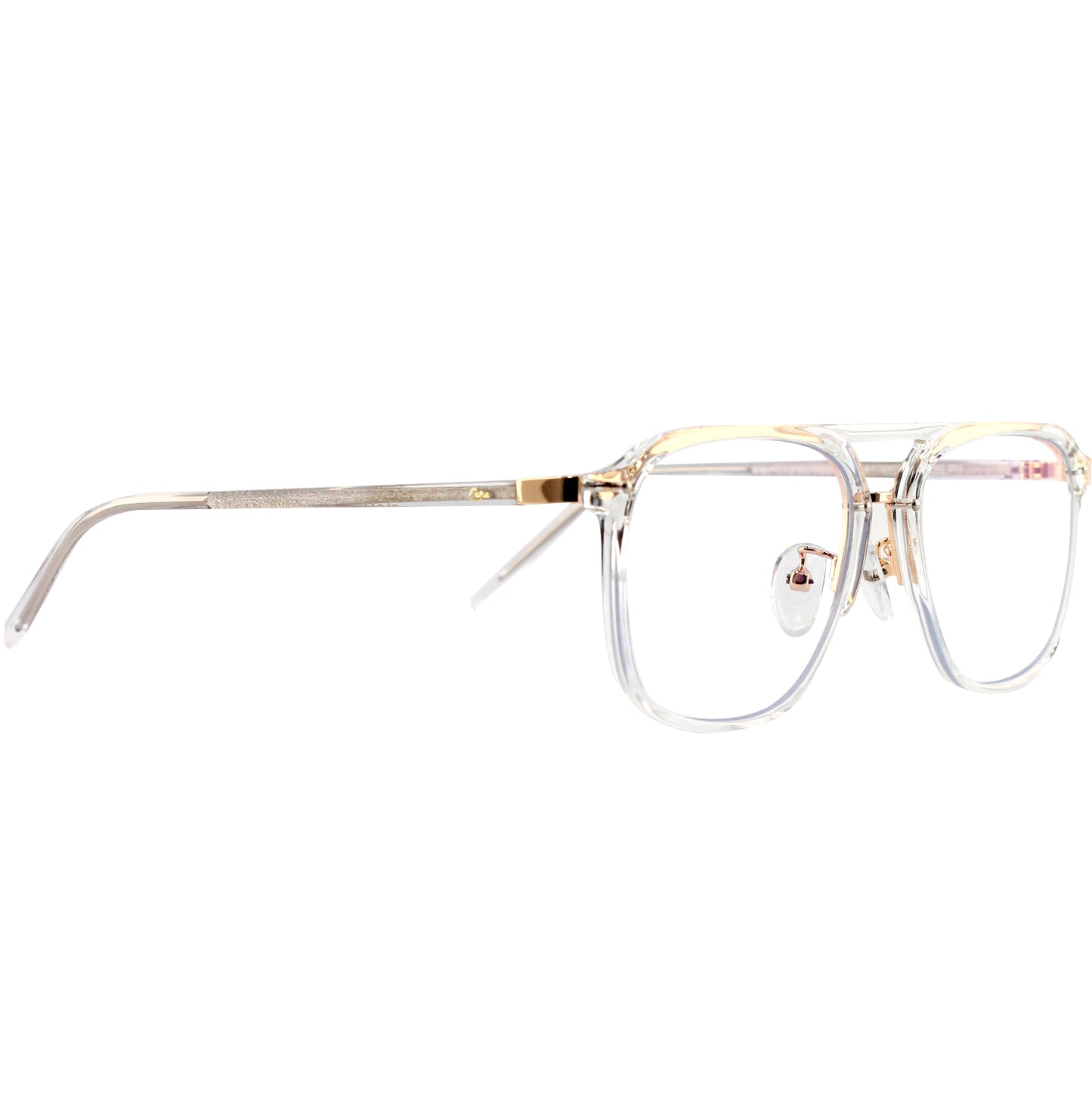 Care by Ottika - Blue Light Blocking Glasses - Adult | Model 98801 | Gold &amp; Green Coat