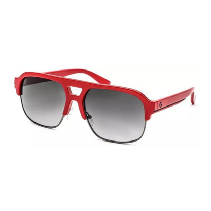 Lunettes de soleil Guess | Modèle GG2140 - Rouge Brillant / Fumée Dégradée